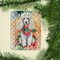 Edge Collections - 2.80" X 0.15" - Multicolor - Poodle Christmas Porcelain Ornament Christmas - 1 Piece